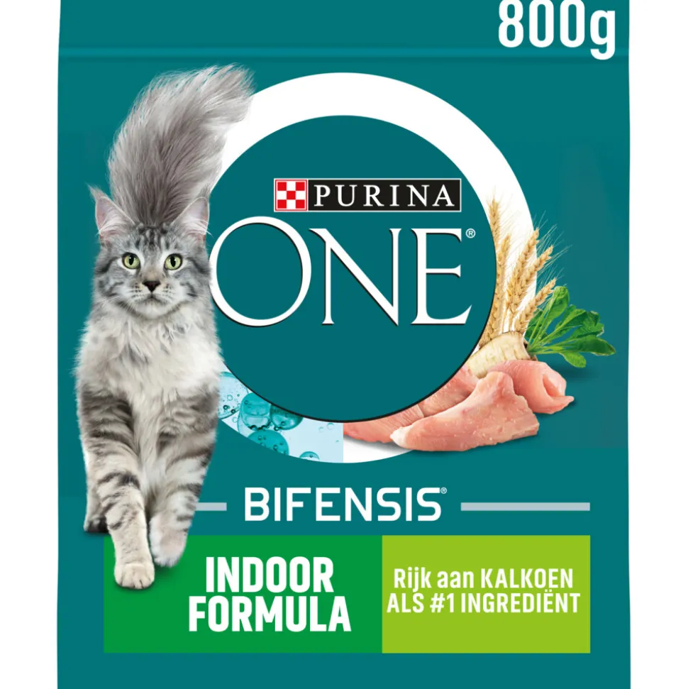 Purina ONE Indoor Kalkoen 800 gr