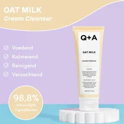 Q+A Oat Milk Cream Cleanser 125 ml