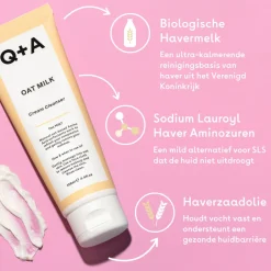 Q+A Oat Milk Cream Cleanser 125 ml