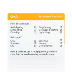 Q+A Vitamin C Radiance Face Cream 50 gr