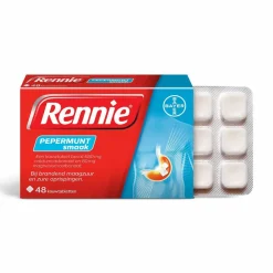 Rennie Pepermunt 48 tabletten