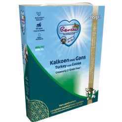 Renske Vers Gestoomd Complete Menu Hondenvoer Nat Kalkoen & Gans Graanvrij 395 gr