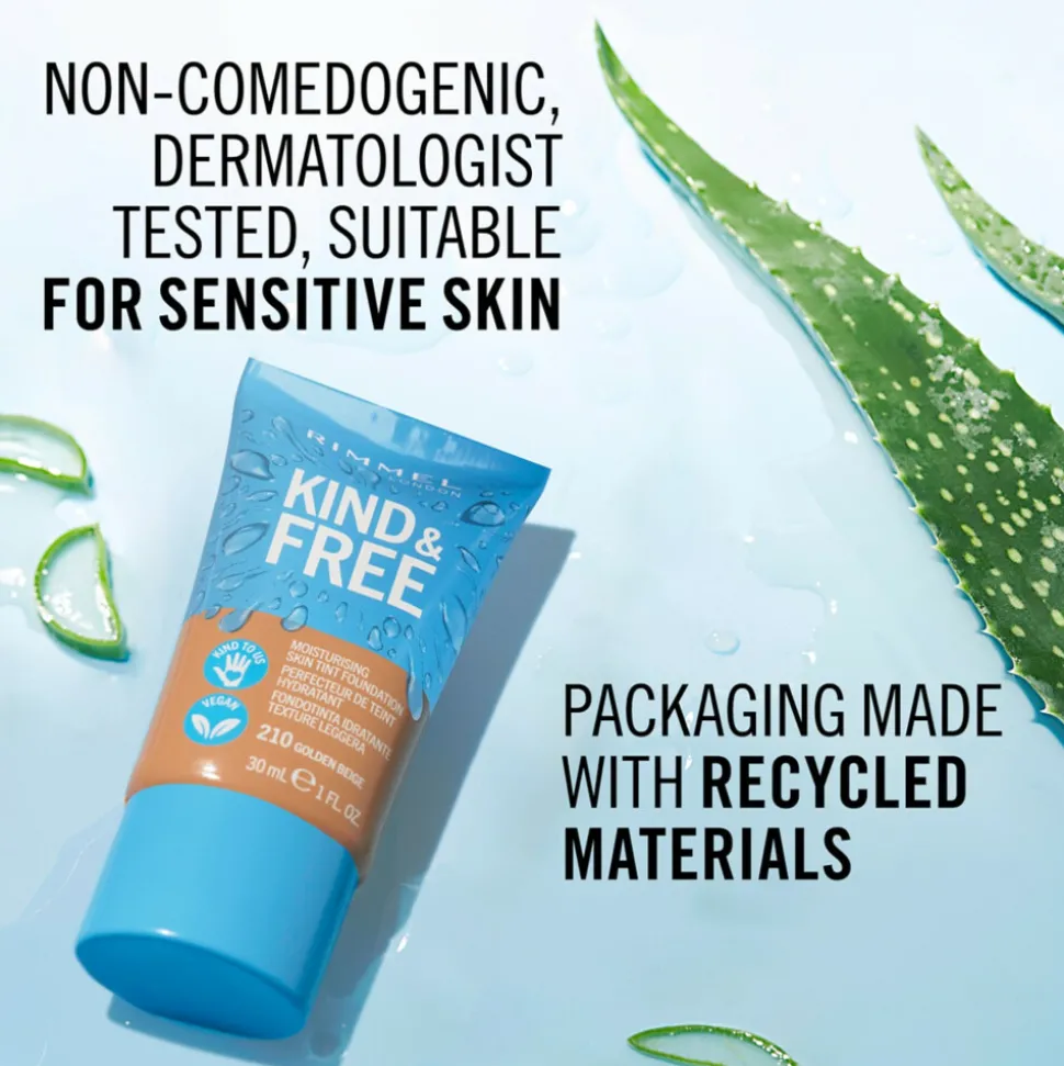 Rimmel KIND & FREE Vegan Foundation 504 Deep Mocha 30 ml