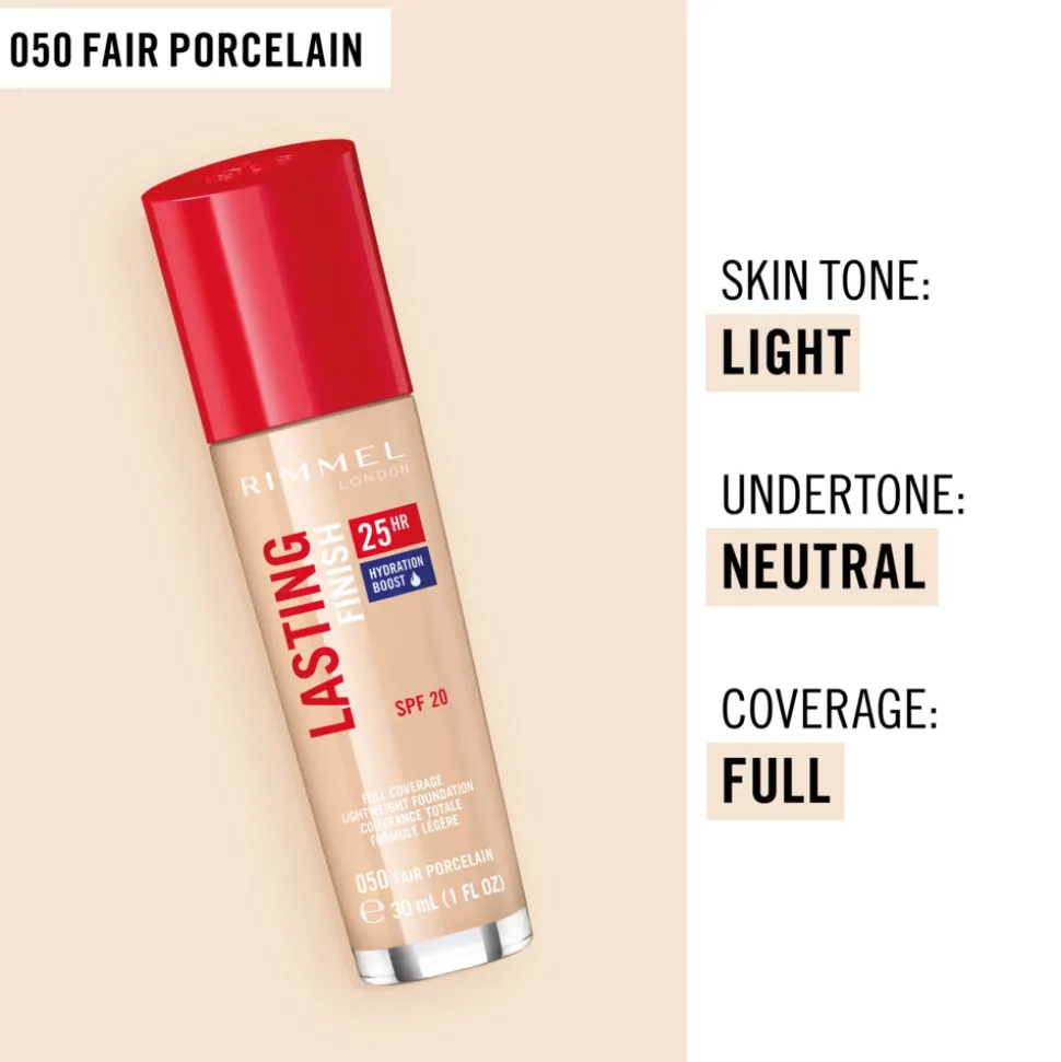 Rimmel Lasting Finish Foundation 050 Fair Porcelain 30 ml