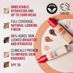 Rimmel Lasting Finish 35H Foundation Ebony 700 30 ml