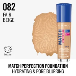 Rimmel Match Perfection Foundation Fair Beige 82 30 ml
