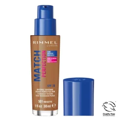 Rimmel Match Perfection Foundation Noisette 501 30 ml