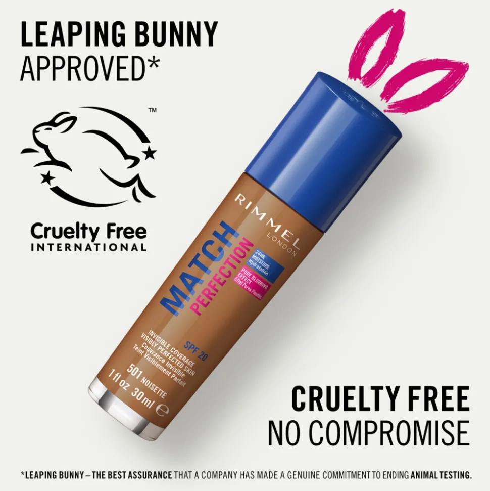 Rimmel Match Perfection Foundation Noisette 501 30 ml