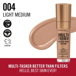 Rimmel Multitasker Better Than Filters Concealer Light Medium 004 30 ml