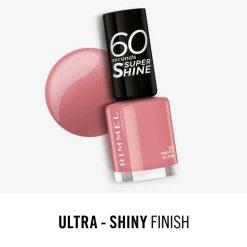 Rimmel Nagellak 60 Seconds SuperShine 235 Preppy In Pink 8 ml