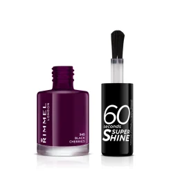 Rimmel Nagellak 60 Seconds SuperShine 345 Black Cherries 8 ml