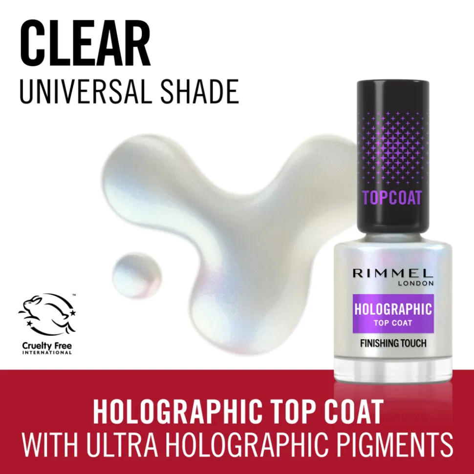 Rimmel Top Coat Holographic 12 ml