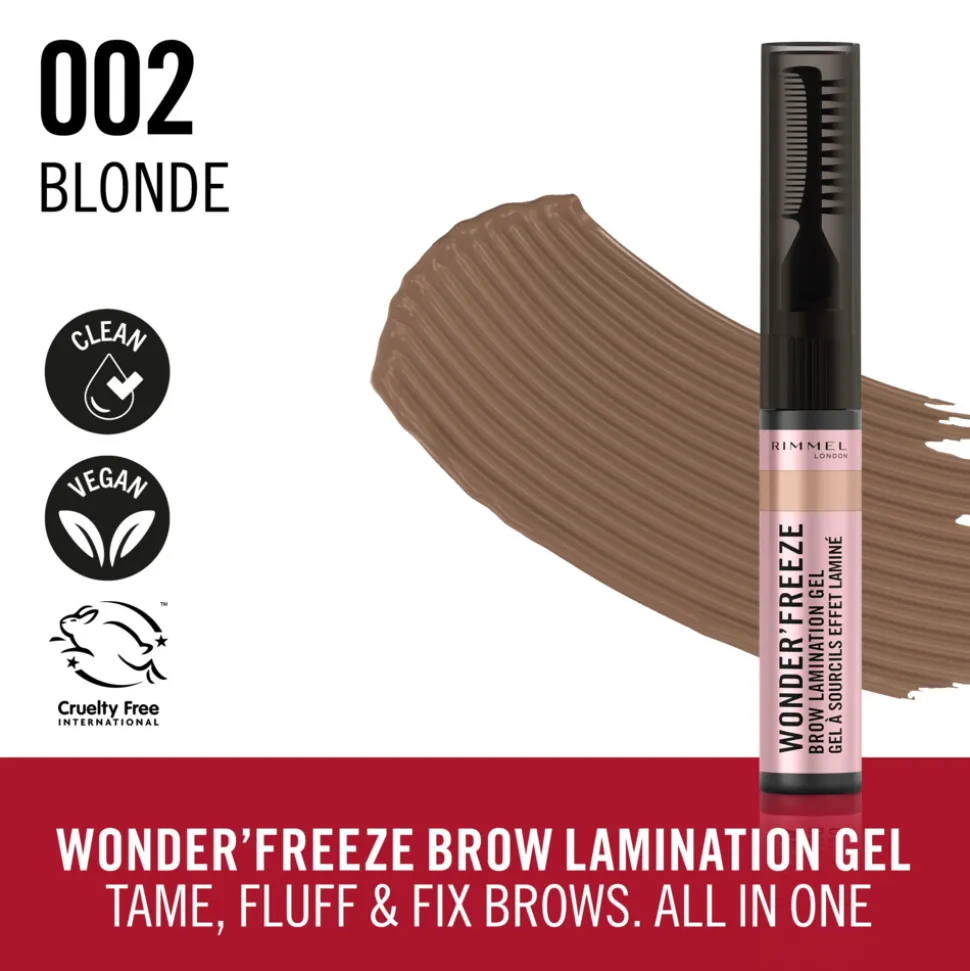 Rimmel Wonder'Freeze Lamination Wenkbrauwgel 002 Blonde 6 gr
