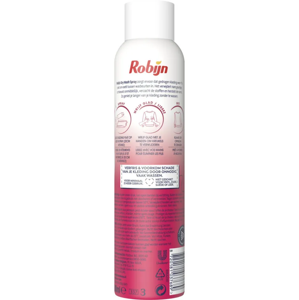 Robijn Dry Wash Spray Pink Sensation 200 ml