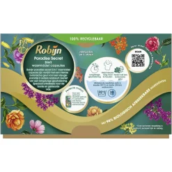 Robijn 3-in-1 Wascapsules Paradise Secret 15 stuks