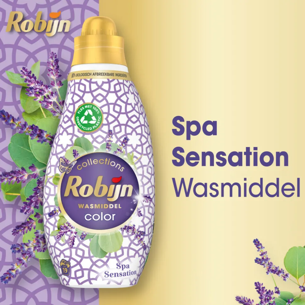 Robijn Klein & Krachtig Wasmiddel Spa Sensation 19 Wasbeurten 665 ml