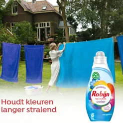 Robijn Klein & Krachtig Wasmiddel Morgenfris Color 19 Wasbeurten 665 ml