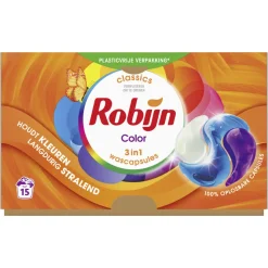 Robijn Wascapsules 3-in-1 Color 15 stuks
