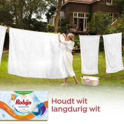 Robijn Wascapsules 3-in-1 Stralend Wit 15 stuks