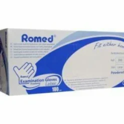 Romed Latex Handschoenen Gepoederd Niet Steriel Maat L 100 stuks