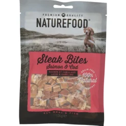 Rosewood Naturefood Steak Bites Zalm & Koolvis 100 gr