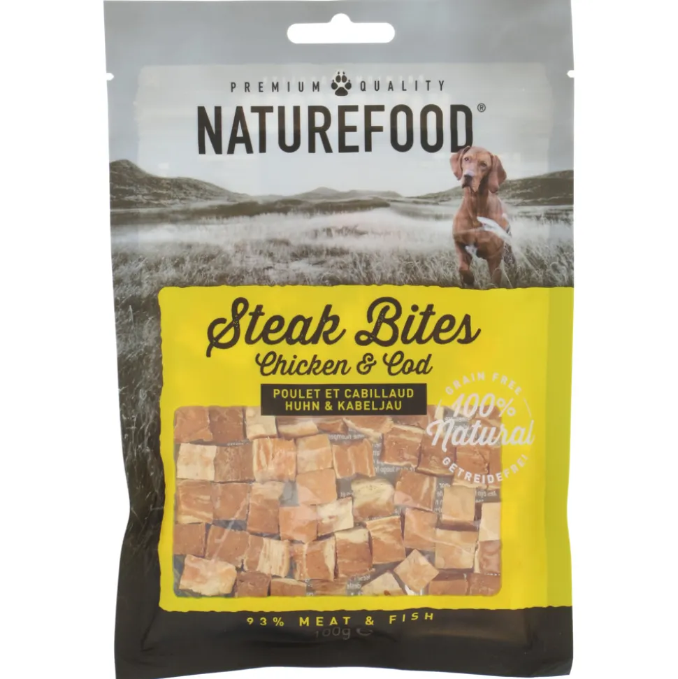 Rosewood Naturefood Steak Bites Kip & Koolvis 100 gr