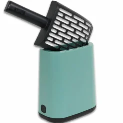 Rotho Kattenbakschep en Houder Biala Mistletoe Groen