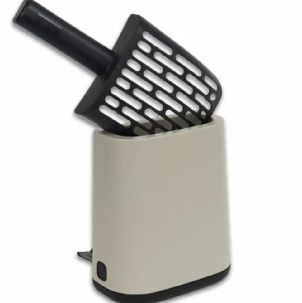 Rotho Kattenbakschep en Houder Biala Cappuccino