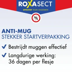 Roxasect Stekker Tegen Muggen