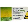 Sandoz Cetirizine 10 mg 7 tabletten