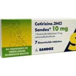 Sandoz Cetirizine 10 mg 7 tabletten