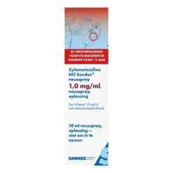 Sandoz Xylometazoline 1.0% Spray 10 ml