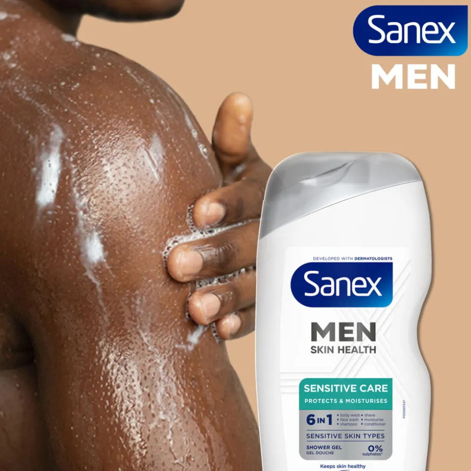 Sanex Douchgel Men Sensitive 400 ml