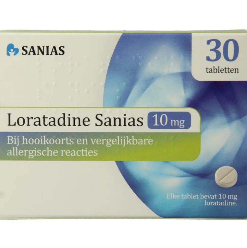 Sanias Loratadine 10 mg 30 tabletten