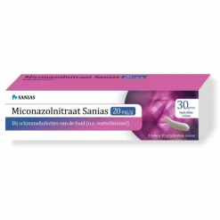 Sanias Miconazolnitraat 20mg/g Creme 30 gr
