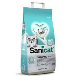 Sanicat Kattenbakvulling Clumping White 20 liter