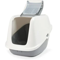 Savic Kattenbak Nestor Giant 75,5 x 56 cm Grijs - Wit