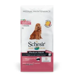 Schesir Hond Dry Maintenance Medium Ham 12 kg