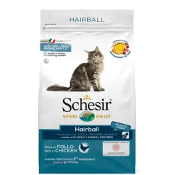 Schesir Kattenvoer Dry Hairball Kip 400 gr