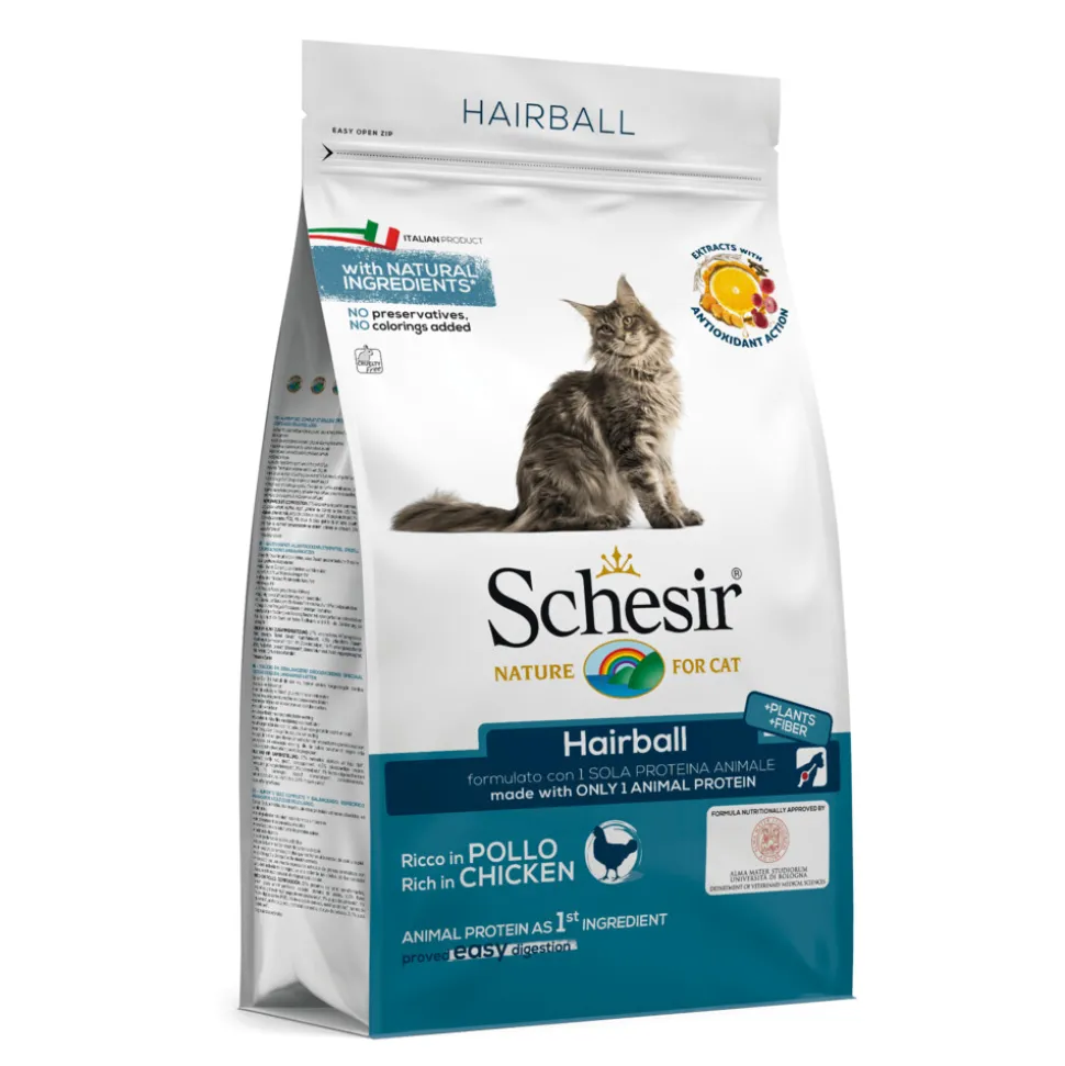 Schesir Kattenvoer Dry Hairball Kip 1,5 kg