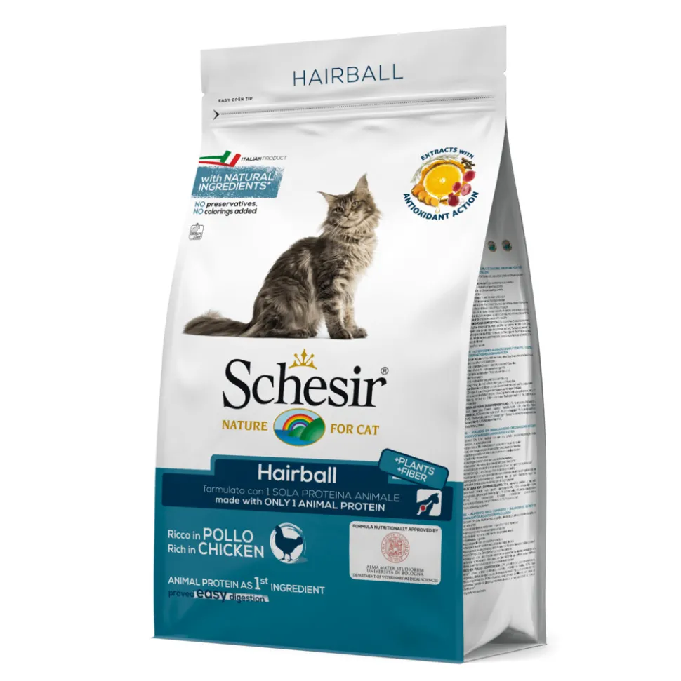 Schesir Kattenvoer Dry Hairball Kip 1,5 kg