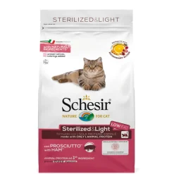 Schesir Kattenvoer Dry Sterilized Ham 400 gr