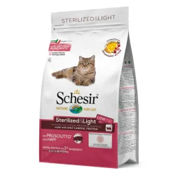 Schesir Kattenvoer Dry Sterilized Ham 400 gr