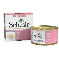 Schesir Kattenvoer Gekookte Zalm 85 gr