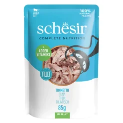 Schesir Kattenvoer Pouch Tonijn in Gelei 85 gr
