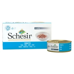 Schesir Kattenvoer Tonijn 6 x 50 gr