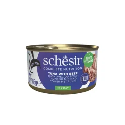 Schesir Kattenvoer Tonijn - Rund 85 gr