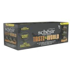 Schesir Taste The World Hond Variatie-Pack 6 x 150 gr