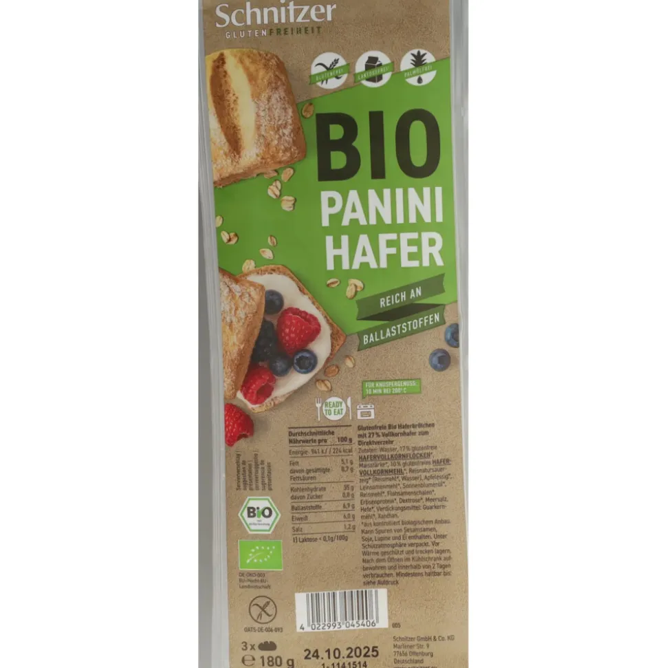 Schnitzer Panini Active Oat Biologisch 180 gr