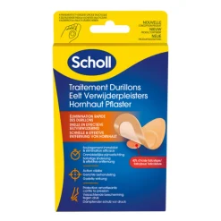 Scholl Eelt Verwijderpleisters 4 stuks